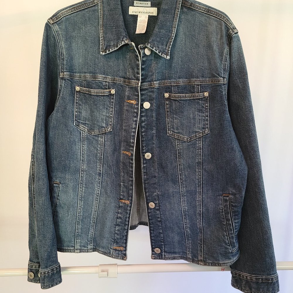 Jones New York Sport Denim Jacket_Size XL